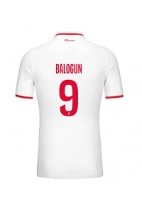 Fotbalové Dres AS Monaco Folarin Balogun #9 Domácí Oblečení 2024-25 Krátký Rukáv